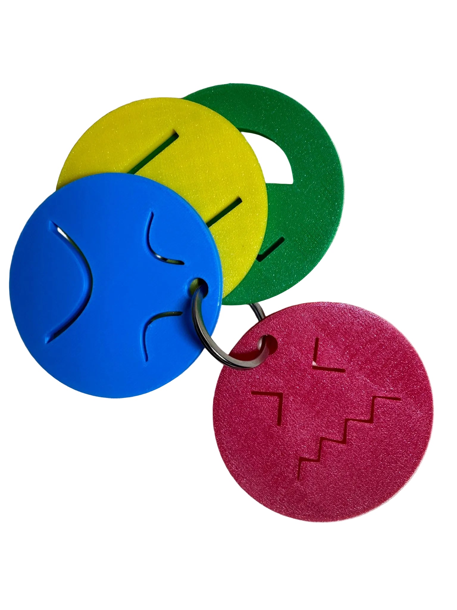 3D Printed Feelings and Emotions Faces Ring | Emotional Regulation Resource