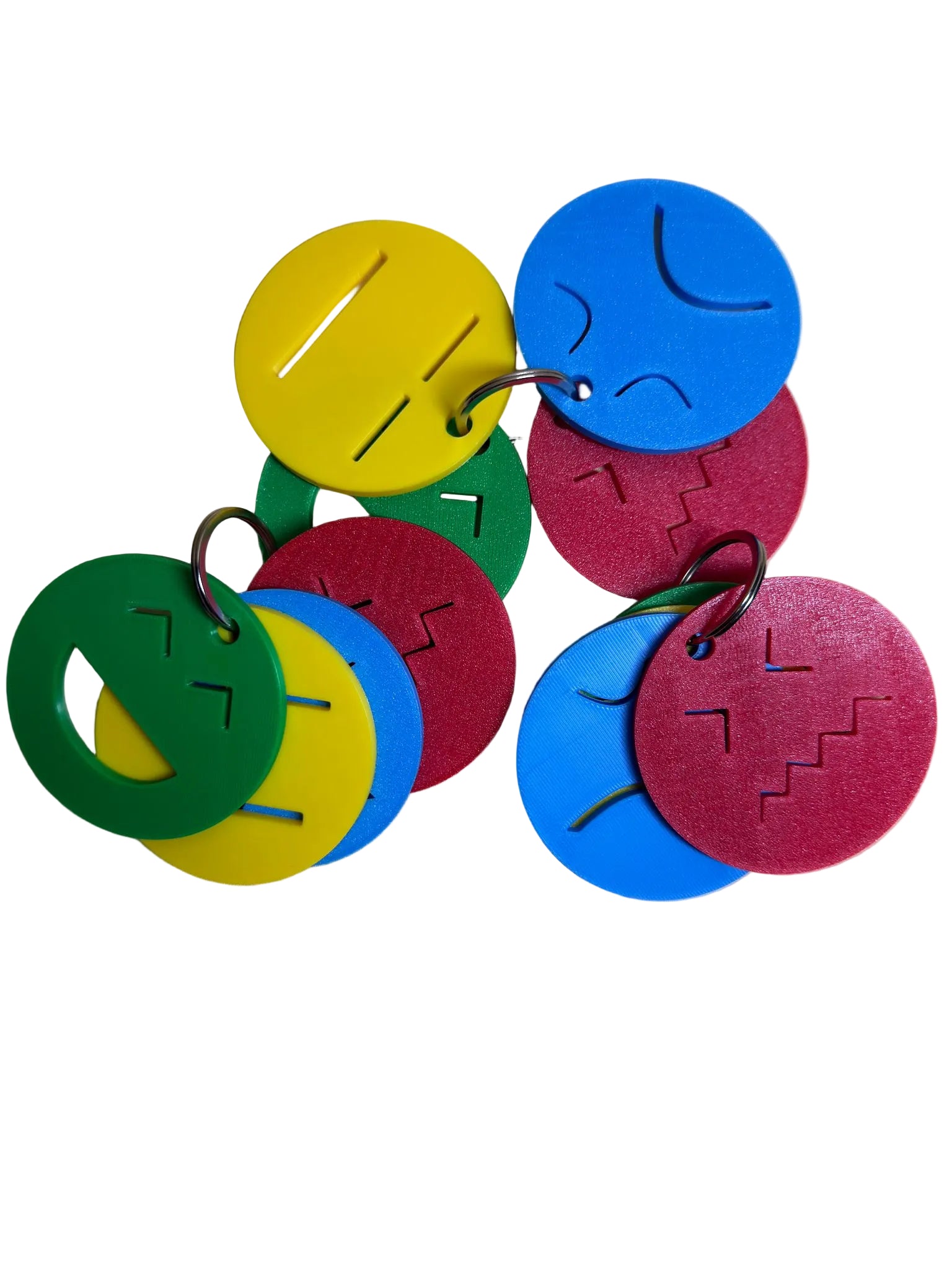 3D Printed Feelings and Emotions Faces Ring | Emotional Regulation Resource