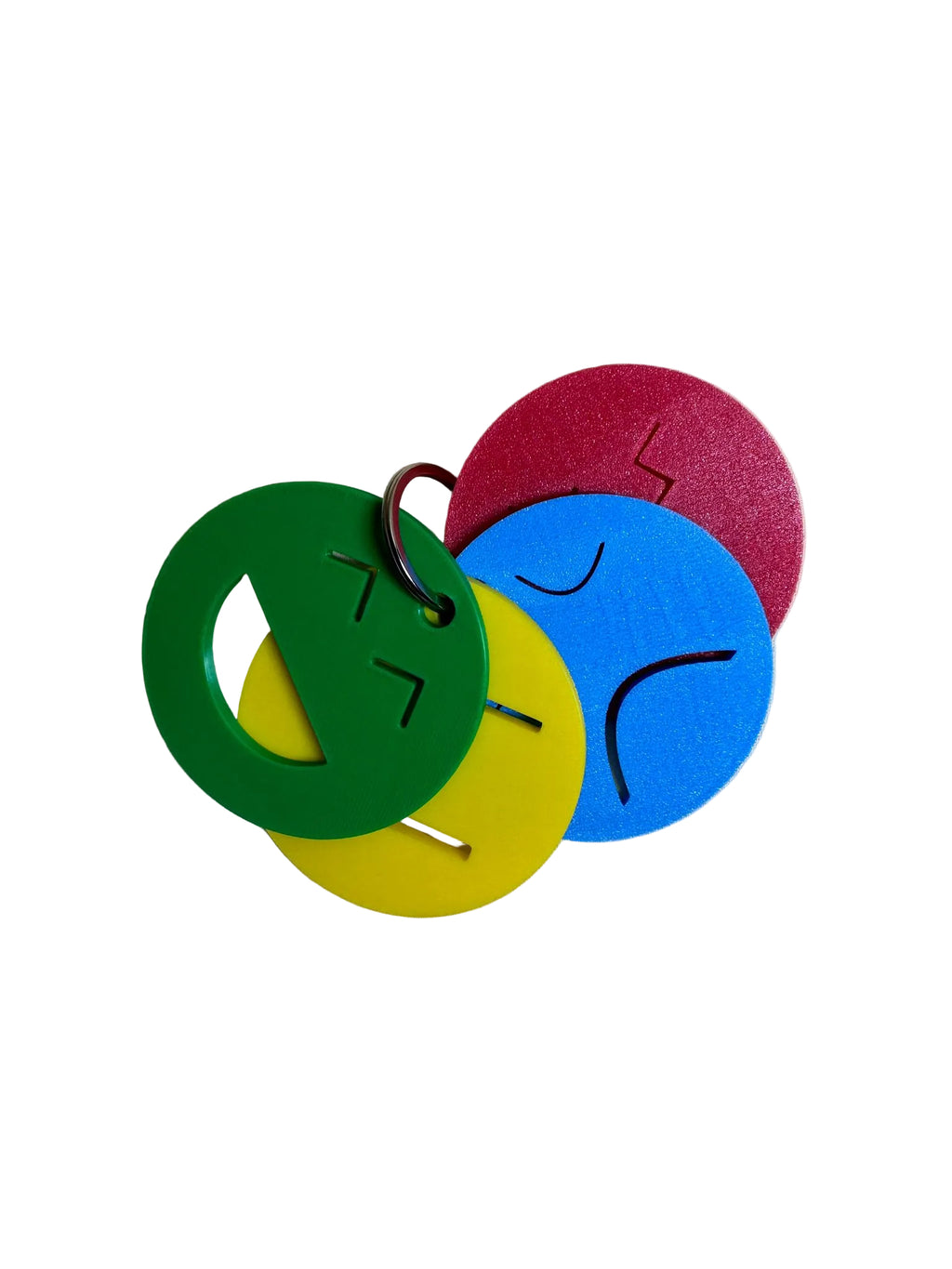 3D Printed Feelings and Emotions Faces Ring | Emotional Regulation Resource