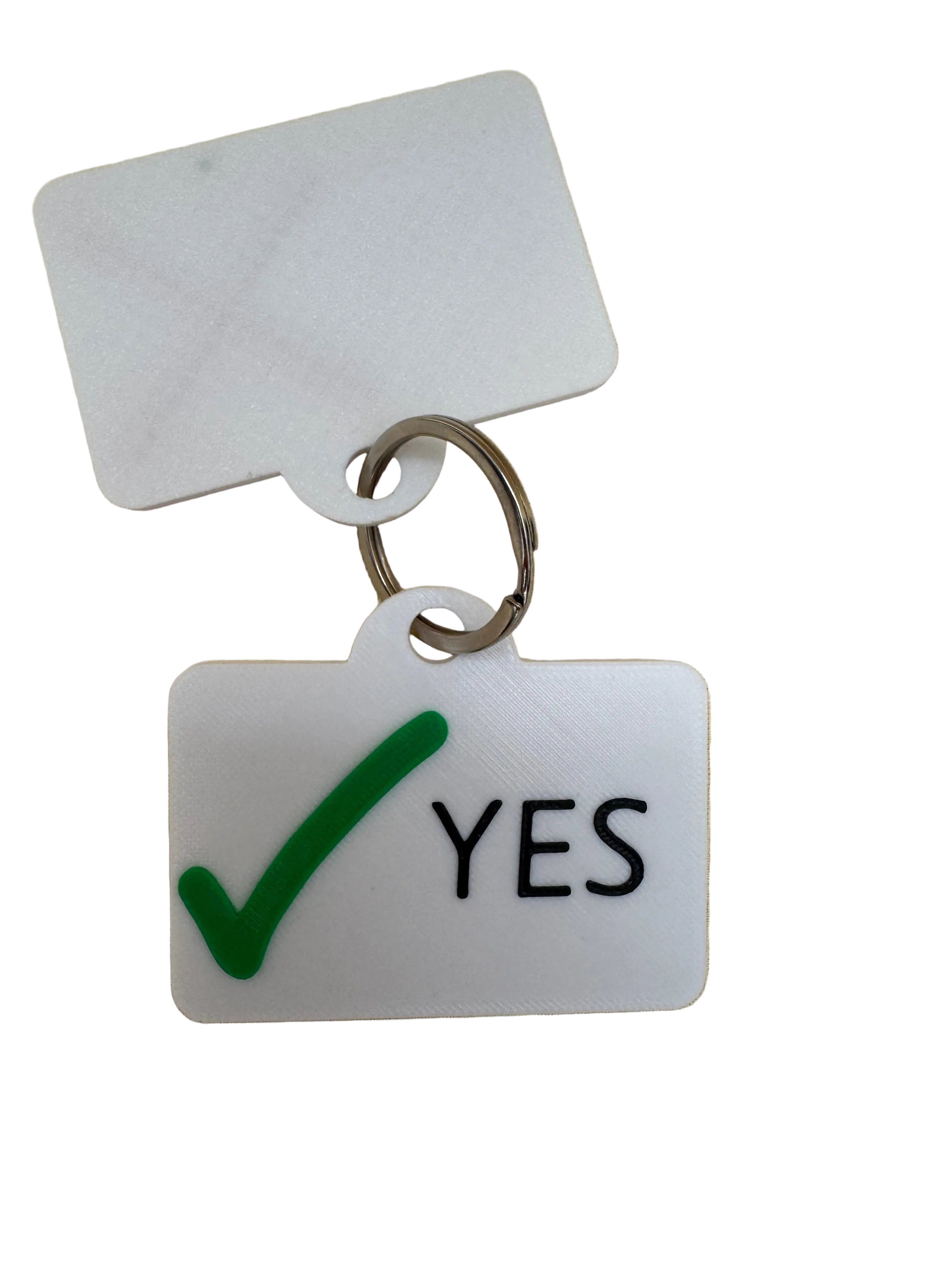 3D Printed Yes & No Communication Cards | Tactile SEND Visual Communication Aid