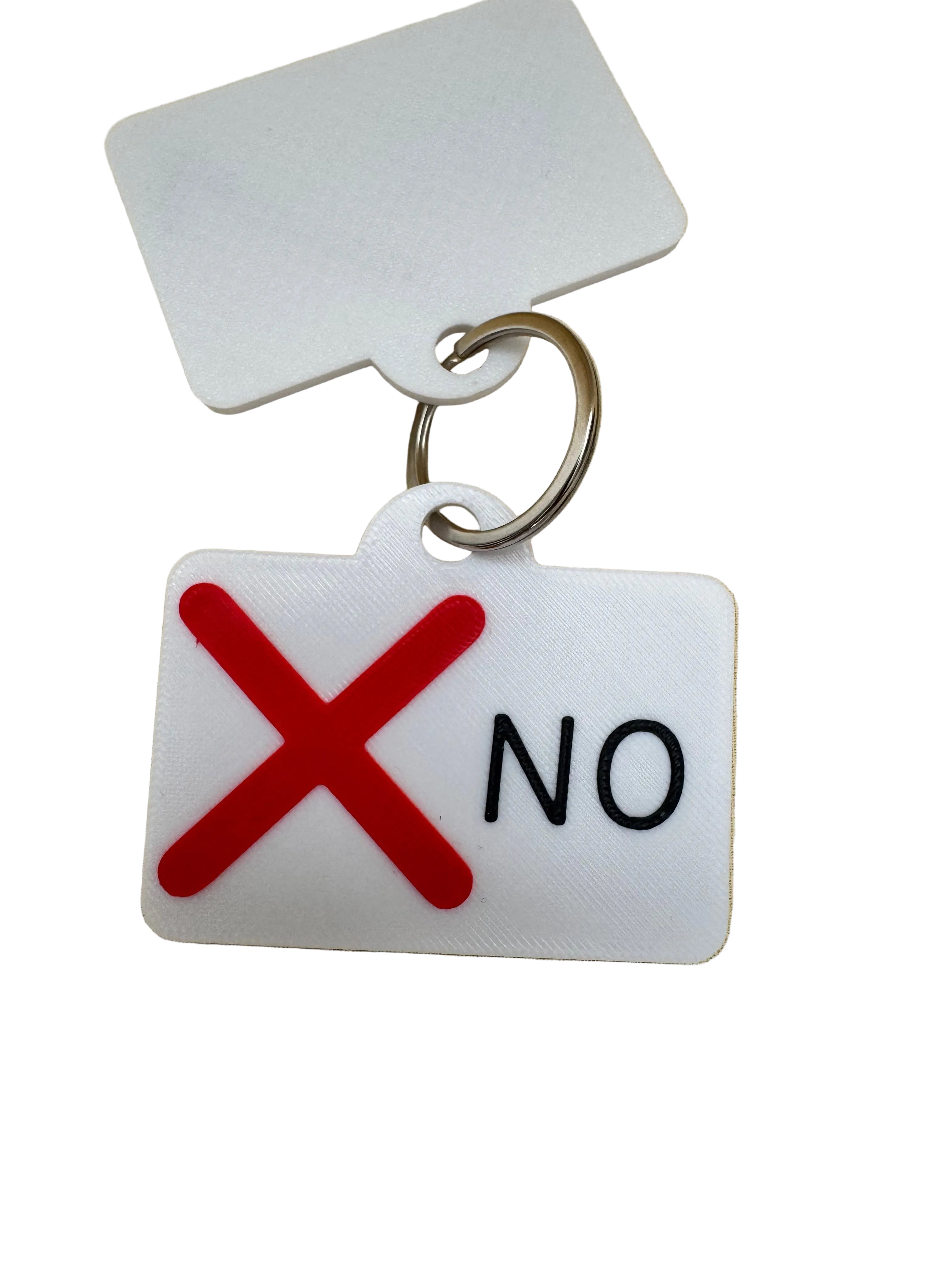 3D Printed Yes & No Communication Cards | Tactile SEND Visual Communication Aid