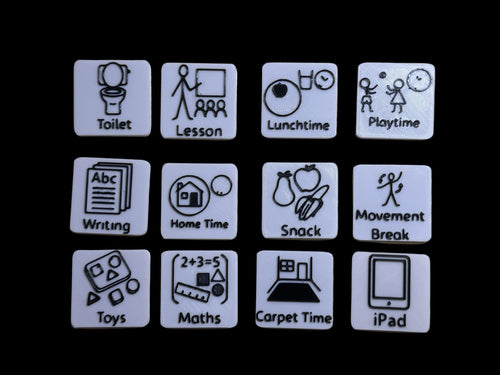 Magnetic Visual Timetable Tile Bundle