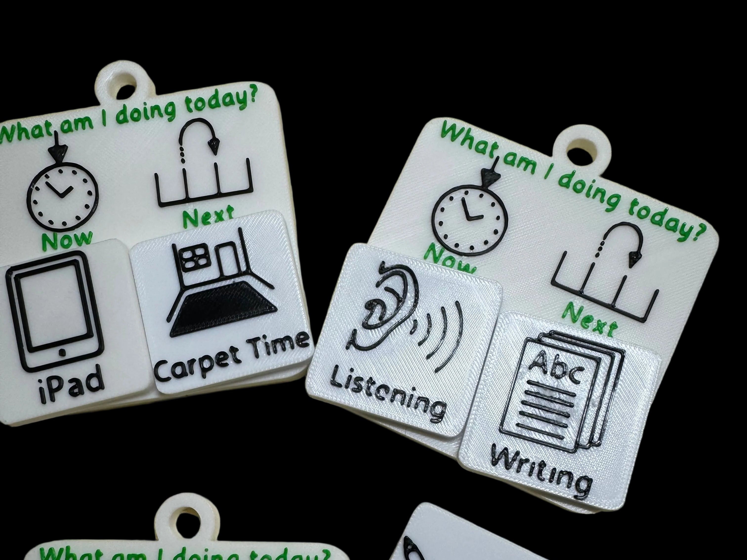 Wearable Now and Next Board with Magnetic Tiles | 3D Printed SEND Visual Timetable | Portable Routine Support