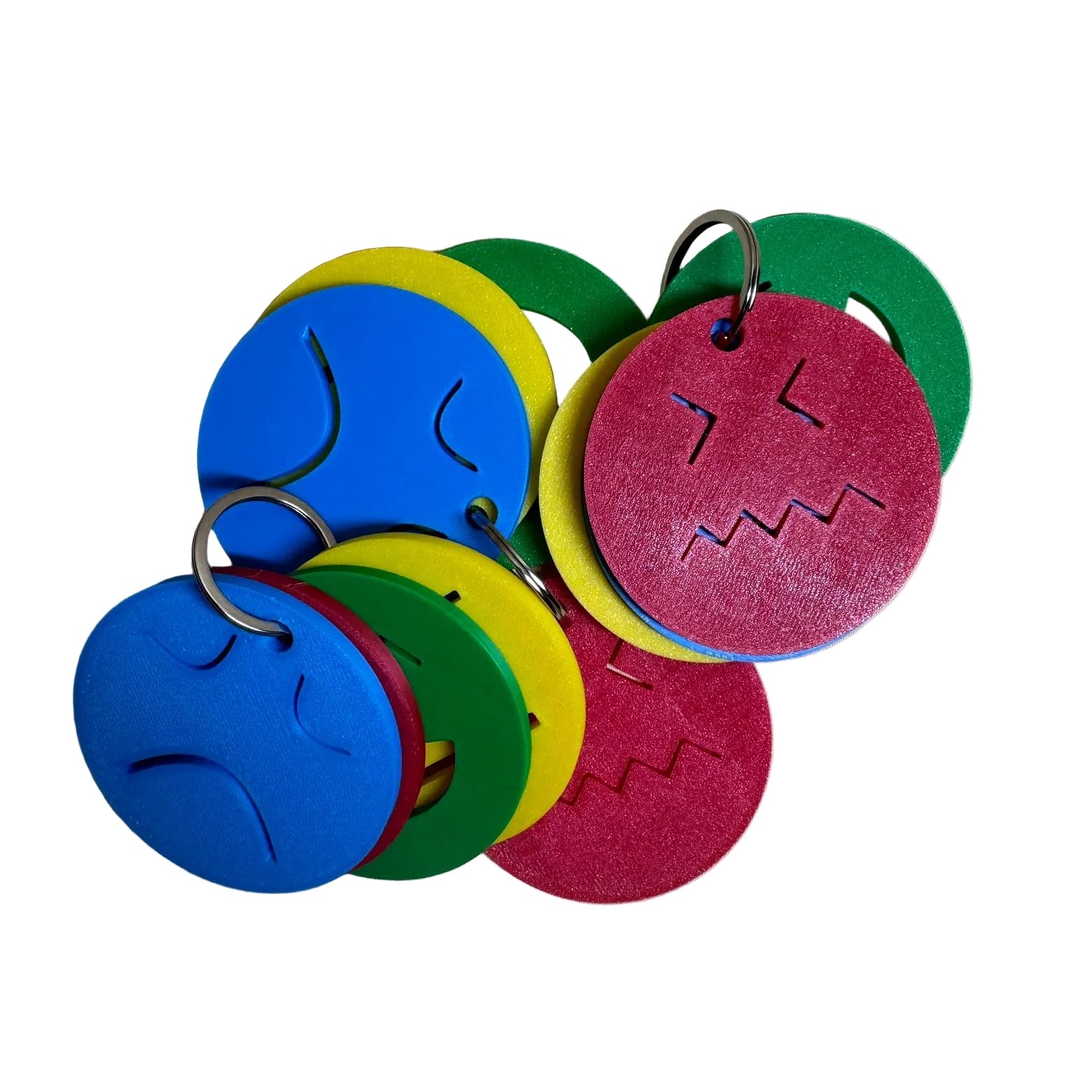 3D Printed Feelings and Emotions Faces Ring | Emotional Regulation Resource