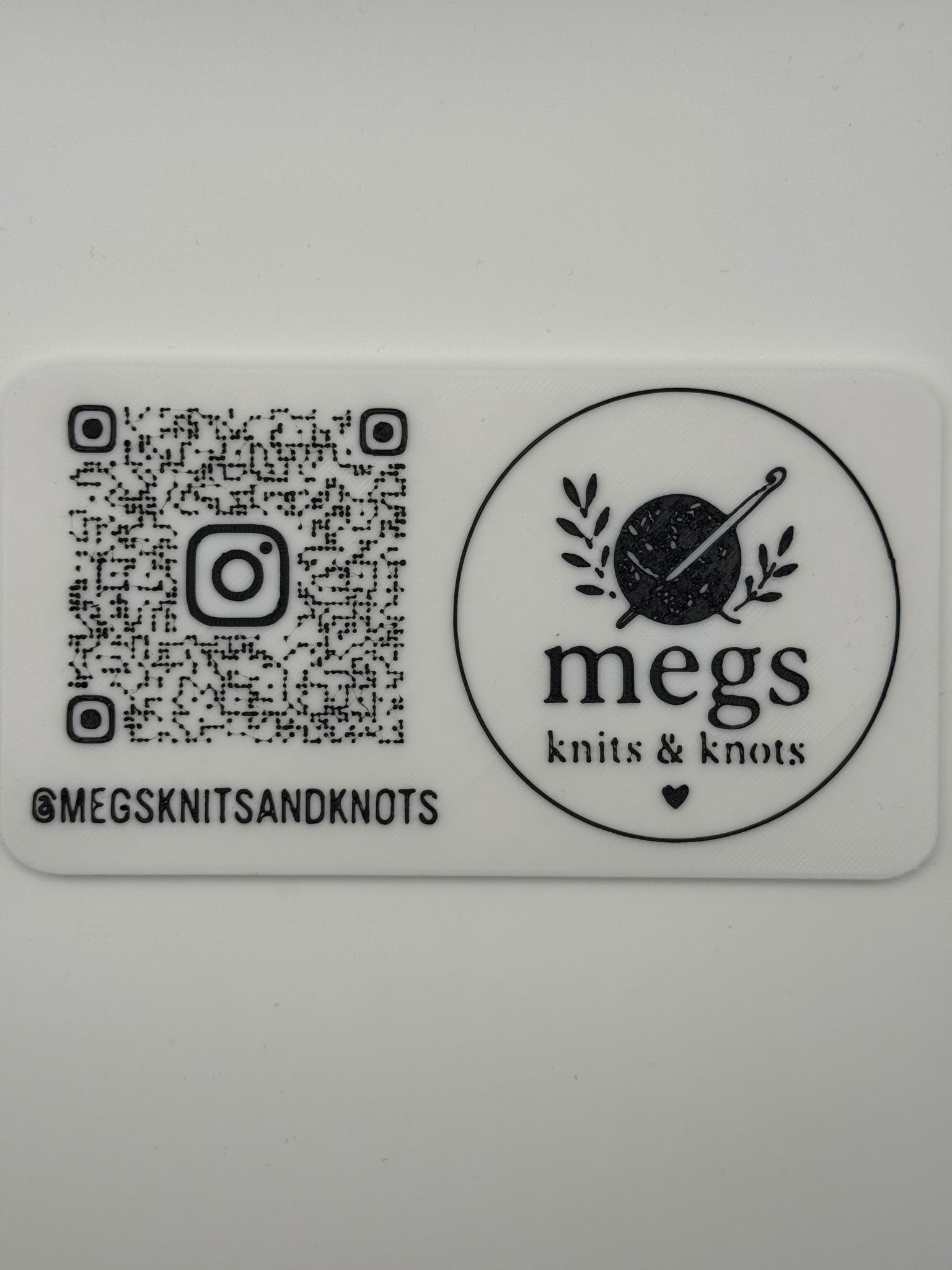 Custom 3D Printed QR Code Business Display Plaque | Scan to Pay | Social Media | Booking | NFC Style Business Sign