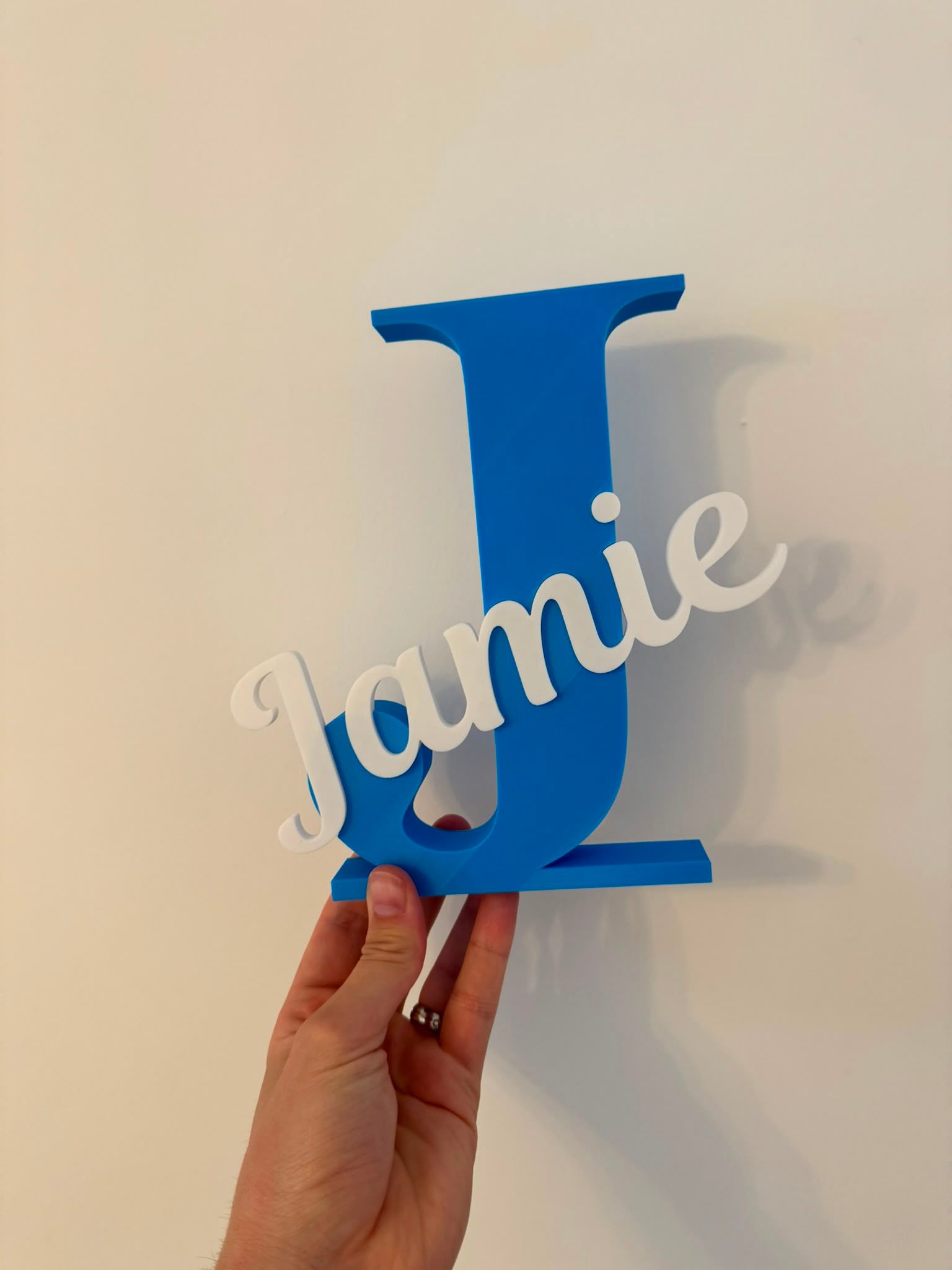 Personalised 3D Printed Name Sign