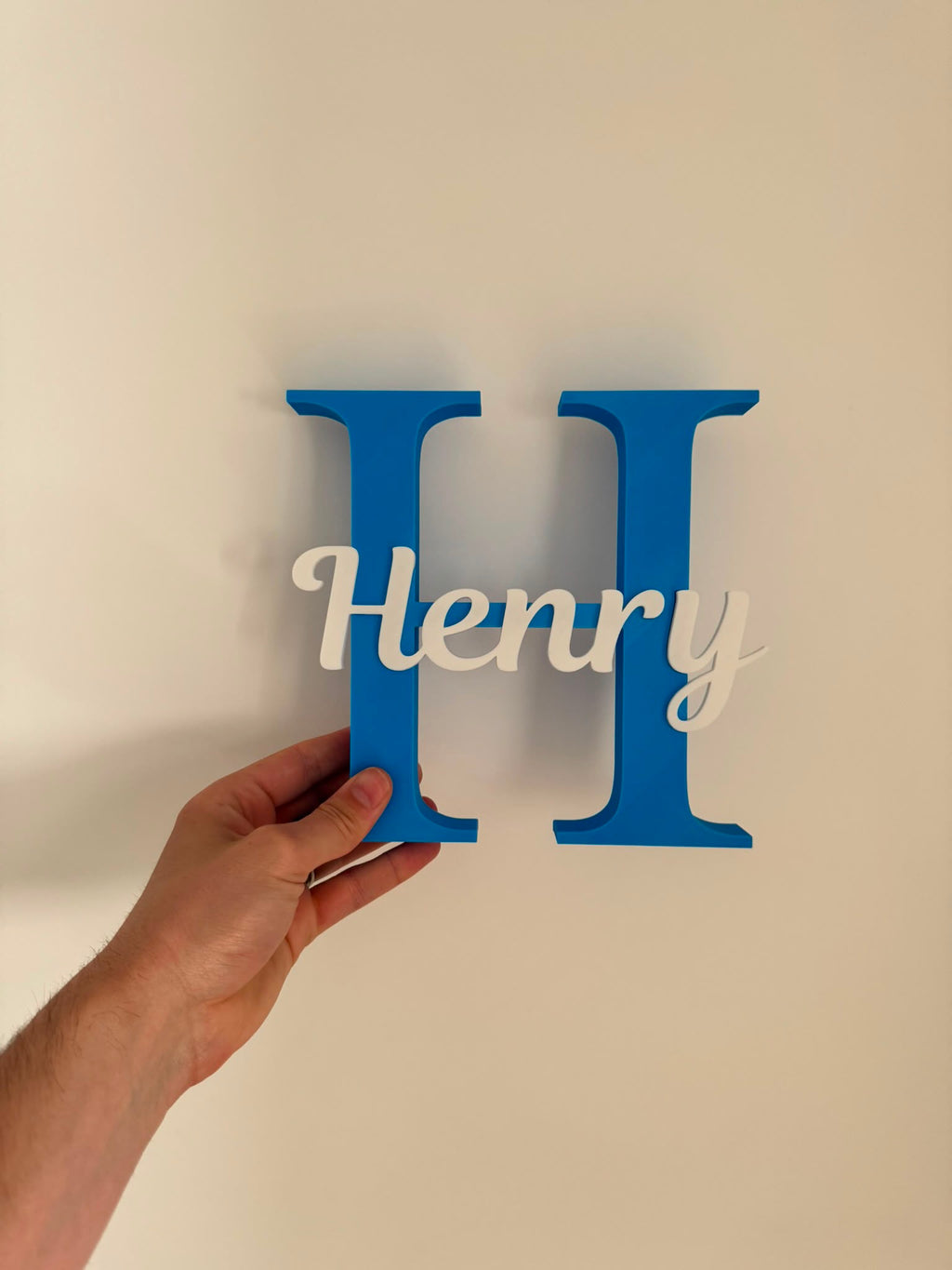 Personalised 3D Printed Name Sign