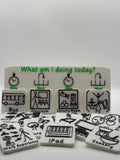 3D Printed Now and Next Visual Timetable Board with Magnetic Tiles | SEND Routine Board | Classroom and Home Visual Support