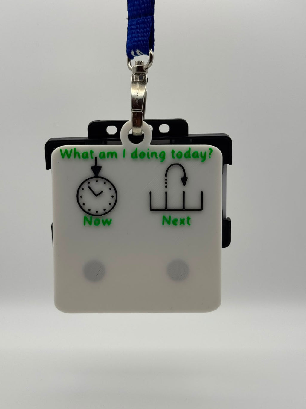 Custom Wearable Now and Next Board with Magnetic Tiles | 3D Printed SEND Visual Timetable | Portable Routine Support