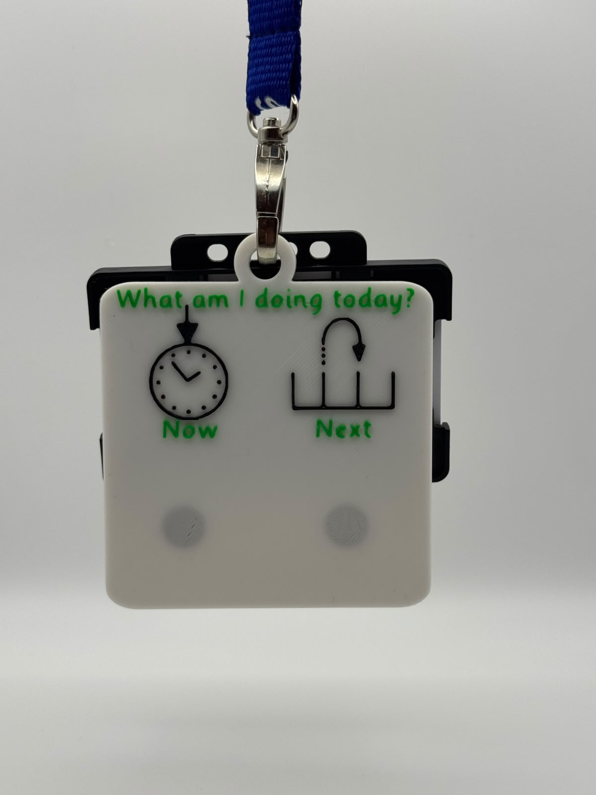 Custom Wearable Now and Next Board with Magnetic Tiles | 3D Printed SEND Visual Timetable | Portable Routine Support