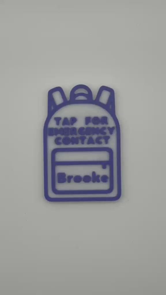 NFC Emergency Contact Tag