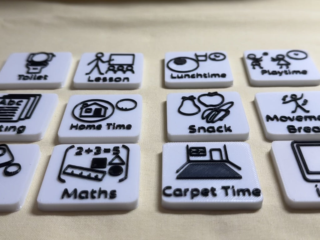 Magnetic Visual Timetable Tile Bundle